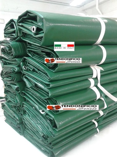 Teloni ignifughi per campeggi, teloni pvc